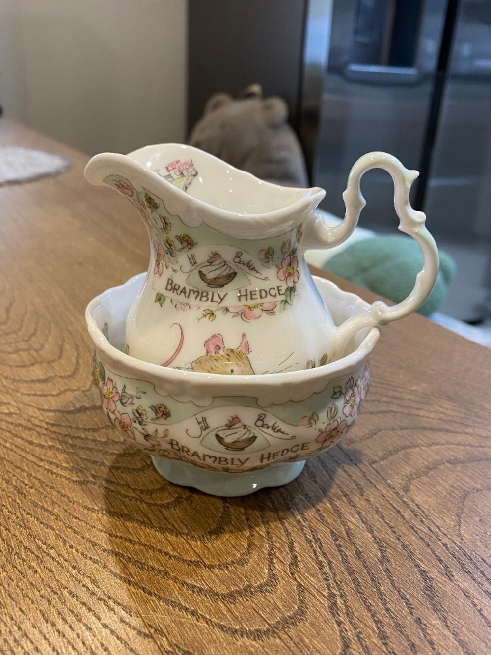 NEW Royal Doulton BRAMBLY HEDGE Creamer and Open Sugar Bowl
